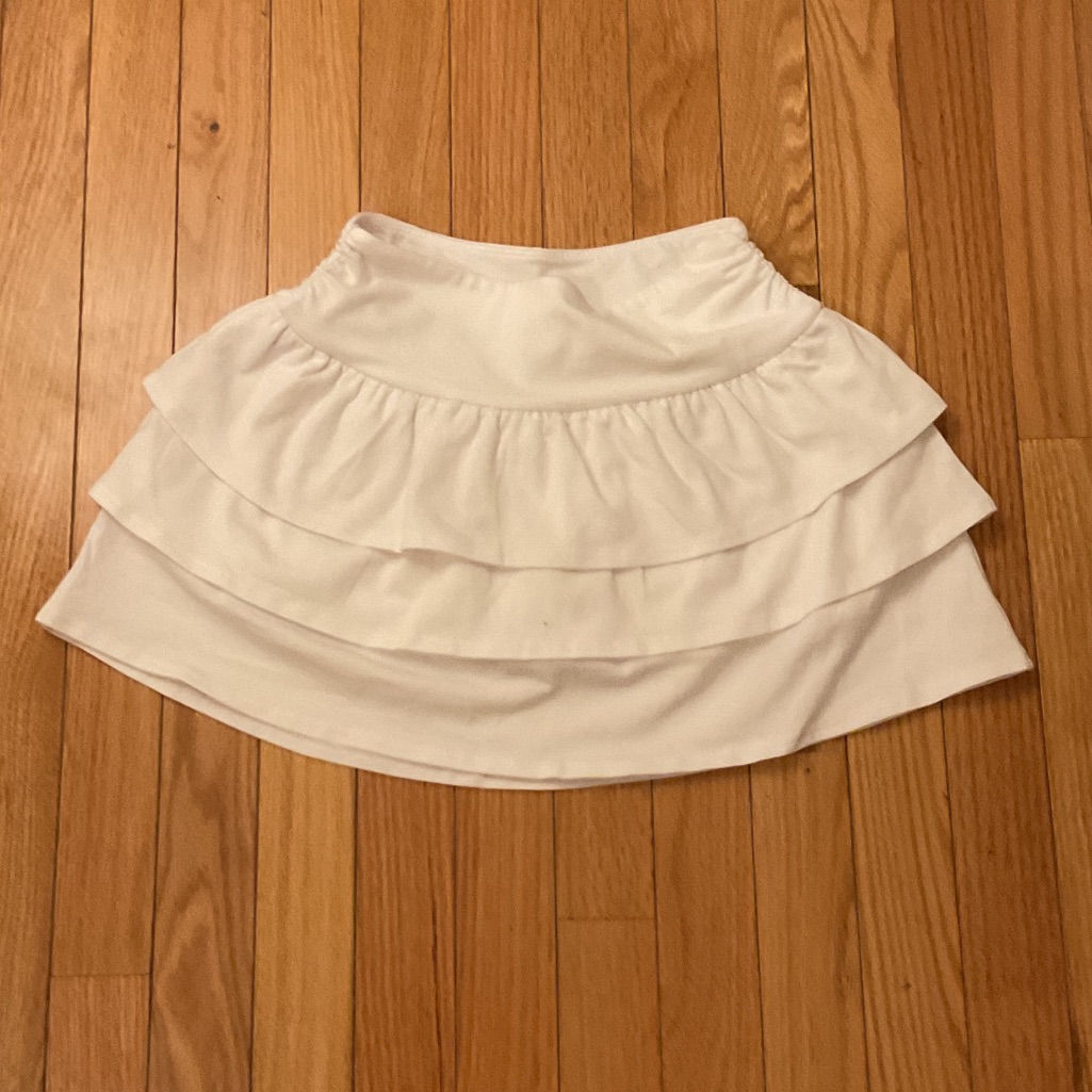 Hollister White Skirt Xxs